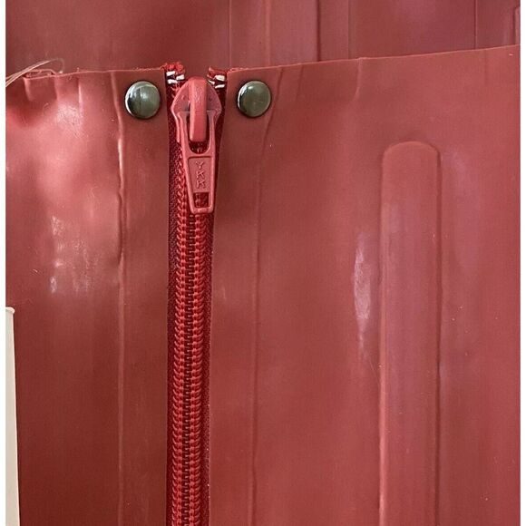 Miaou Libra Corset Top Boned Latex Strawberry red Fetish Sz L NWOT $395 Revolve - Picture 7 of 9